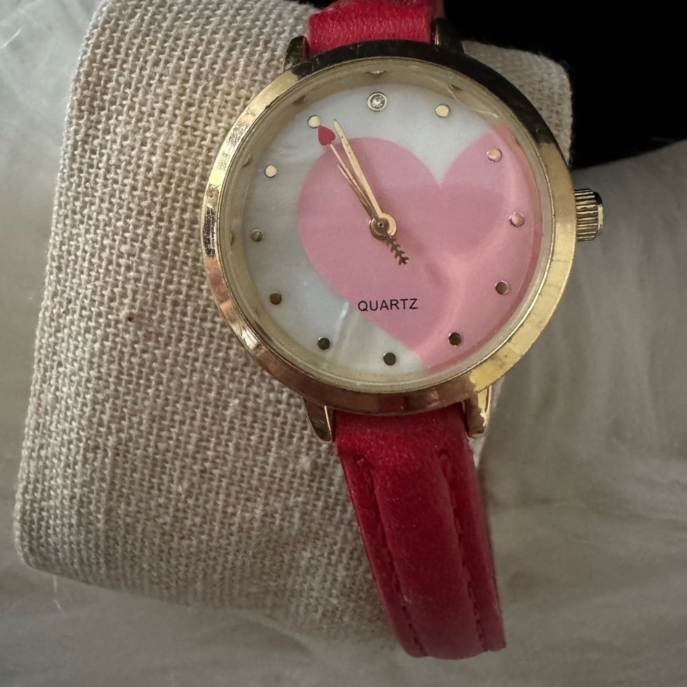 Avon Love You Strap Heart Quartz Women's Watch